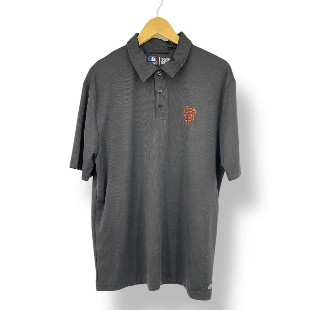 MLB TX3 Cool San Francisco Giants Black Polo Shirt Men's XL
